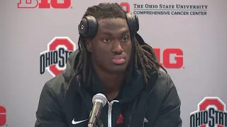 Marvin Harrison Jr. postgame interview | Ohio State-Michigan