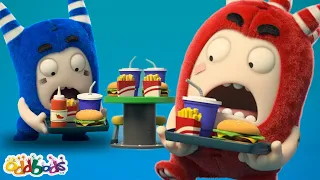 Oddbods Food CLASH! 🍔 | Oddbods NEW Episode Compilation | Comedy for Kids