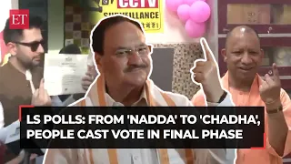 Lok Sabha Elections 2024 Phase 7: From 'Nadda' to 'Chadha', people cast vote in final phase