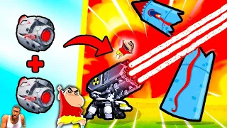 SHINCHAN Building BIGGEST WEAPON ARMY to DESTROY HIGHEST TOWERS with CHOP and AMAAN-T Hindi