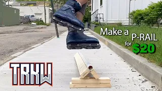 Building a PVC P-rail for $20 (& Skate Test)
