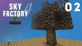 ►Sky Factory 4 - Ep. 2: IRON TREE! (Modded Minecraft 1.12)◄