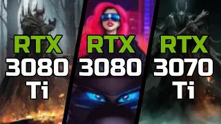 RTX 3080 Ti vs RTX 3080 vs RTX 3070 Ti - Test in 19 Games