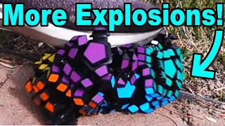 MORE Slow Motion Rubik's Cube EXPLOSIONS!