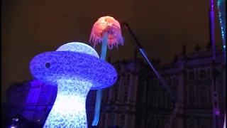 Фестиваль света  в Санкт-Петербурге.Дворцовая площадь. 3 ноября 2019