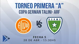 #TORNEO A.R.F PRIMERA "A" MASCULINO 2024 "El clásico del Viaducto" - Fecha5 - Adiur vs Morning Start