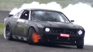 Dmitriy Illyuk 1000HP Twin Turbo VK56 V8 Nissan S14 Drift Car! - BRUTAL OnBoard at Castelletto!