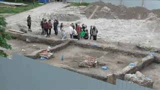 Раскоп В Нижегородском кремле год 2019, 18 мая