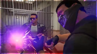 ROBBING A BANK AS THE TERMINATOR ON GTA 5 RP