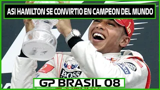 Lewis Hamilton gano así su primer campeonato