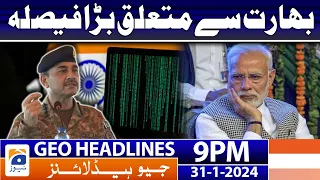 Geo News Headlines 9 PM | 31 January 2024