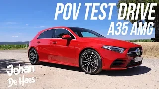 MERCEDES A35 AMG 4MATIC 306 HP POV TEST DRIVE