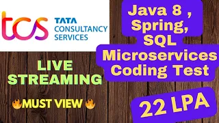TCS Java developer Lead LIVE interview| HCL interview questions and answers