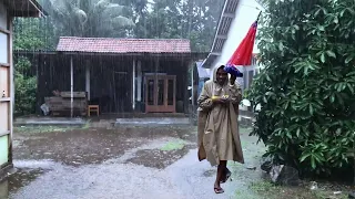 Terrifying Thunder Sound in my Village | Focus Dad told me to sleep heavy rain sounds for sleeping