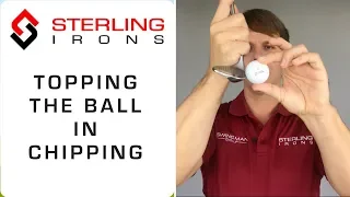 Topping the Golf Ball in Chipping