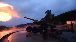 2017馬防部馬祖聯信操演－155加農砲射擊