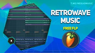 (Бесплатный FLP/Free FLP) Retrowave/Synthwave в Fl Studio 20 #freeflp #retrowave #synthwave
