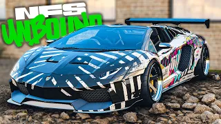 ACELEREI UMA LAMBORGHINI AVENTADOR NO NEED FOR SPEED UNBOUND!