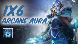 DOTA 1X6 : Crystal Maiden Carry Auto attack build
