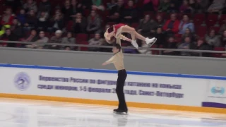 2017 Russian Jr Nationals - Anastasia Poluianova / Maksim Selkin FS