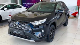 Новый Toyota RAV4 (2021) - ПОЛНЫЙ ОБЗОР (ЭЛЕГАНТНАЯ отделка, Гибрид)