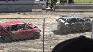 2023 Boonville Fair Afternoon Demo Derby Heat 2 (Sub-compacts)