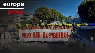 La plataforma Vigo sen Bombeiros sale a la calle para reclamar más efectivos