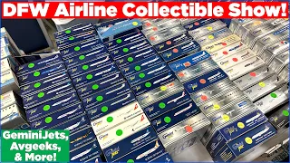 DFW AIRLINE COLLECTIBLES SHOW 2023! (GeminiJets, Avgeeks, & More!)