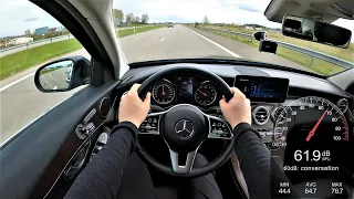 Mercedes-Benz C300 AMG-Line 254HP - Highway POV Test Drive - Cabin dB noise level - Fuel consumption