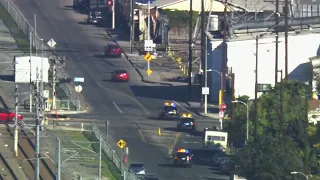 Police chase: Authorities in pursuit through South LA