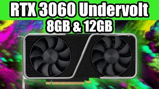 Undervolt your RTX 3060 for more FPS! - Tutorial | 8GB and 12GB | Works for 3060 Ti PLUS too!