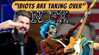 First Time Hearing NOFX! Bass Teacher REACTS to "Idiots Are Taking Over" and Fat Mike