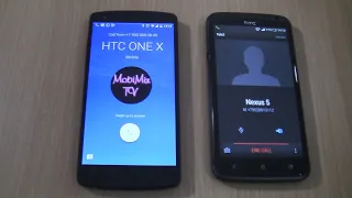 Incoming call & Outgoing call at the Same Time Nexus 5+HTC ONE X