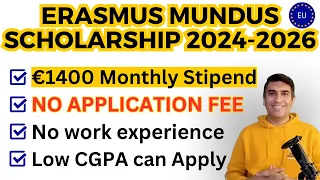 How to Apply for a Fully Funded Erasmus Mundus Scholarship in 2023