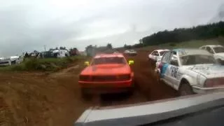 Autocross DC Uelzen Juni 2016 1. Vorlauf Klasse 6 Überschlag Marvin von Bandel