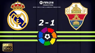 Real Madrid vs Elche - La Liga 2020/21 - 13/03/2021 | Fifa 21 |