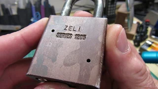 (326) American Lock A1205 Picked and Gutted