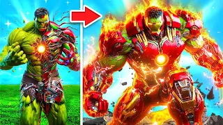 Franklin Upgrading HULK To IRON MAN HULK In GTA 5!