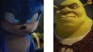 Shrek vs. Sonic full fight