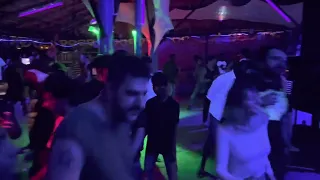 Shiva Valley. Dj Bobblehead plays part 1. Psytrance party. India. Goa. Anjuna beach