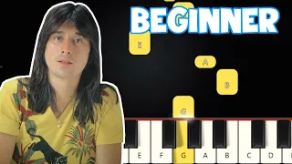 Don't Stop Believin' - Journey | Beginner Piano Tutorial | Easy Piano