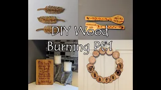 DIY Wood Burning Pt  1   #woodburningcrafts#woodburningpaste