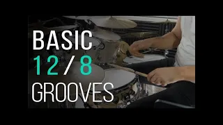 Basic 12/8 Grooves | Drum Beats - Drum Lessons