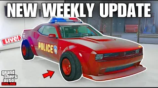 GTA 5 Online WEEKLY UPDATE LIVE - NEW DRAG RACING AND BUY & SELL