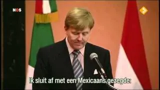 Taalblunder prins Willem-Alexander