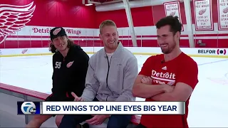 Red Wings top line, Bertuzzi, Mantha, and Larkin, eye a big year