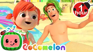 Daddy and Daughter Beach Day Fun! | CoComelon Nursery Rhymes & Kids Songs | Love from Moonbug