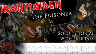 How to play Adrian Smith's solos #15 The Prisoner (with tablatures and backing tracks)