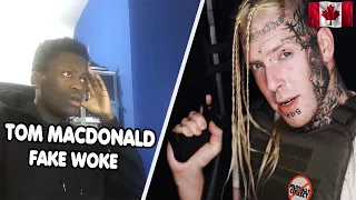 HE DISSED EMINEM?!?!? Tom Macdonald - Fake Woke UK Reaction