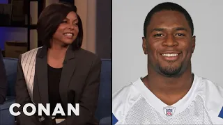 How Taraji P. Henson Met Her Fiancé Kelvin Hayden | CONAN on TBS